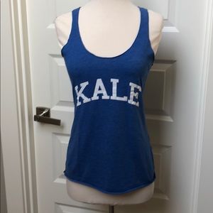 Nordstrom Kale (Yale) racerback tank top xs blue